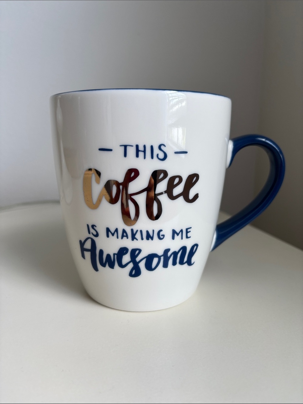 Jumbo Threshold Coffee Mug This Coffee is Making Me Awesome 24oz